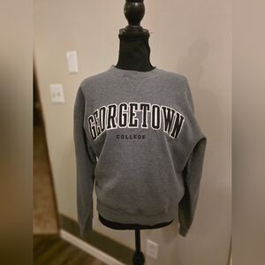 Gear For Sports Georgetown Gray Crew Neck Sweater